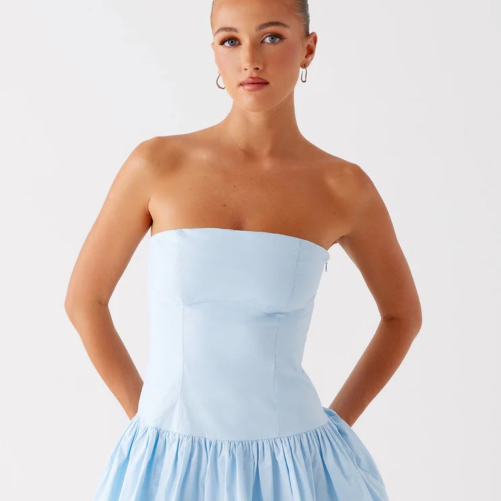 Peppermayo Riviera Mini Dress - Blue (Size US 4)